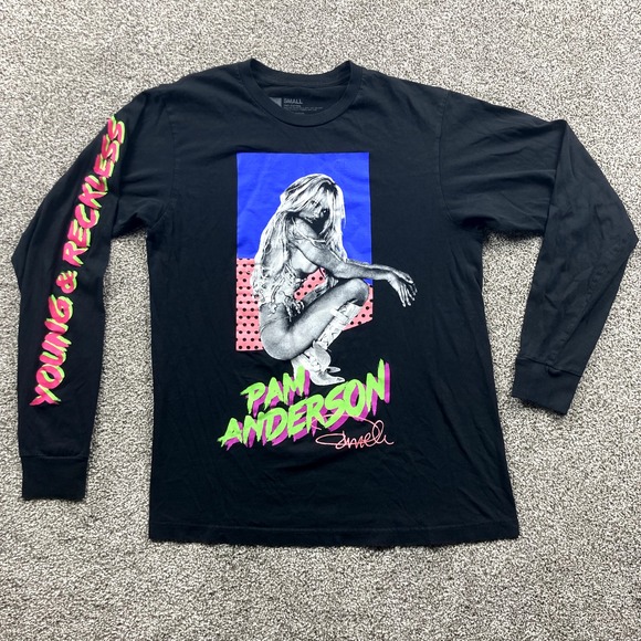 Young & Reckless Other - Young & Reckless Shirt Adult Small Pamela Anderson YR RARE Super Model Black Y2K